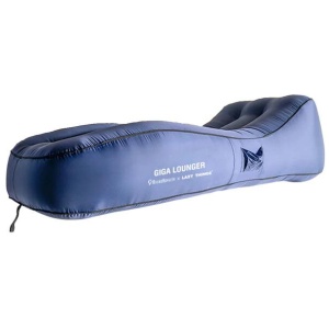Giga Lounger Lazy Camping Air Bag Sofa Bed for Beach Sleeping Navy blue