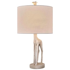 Giraffe Standing Modern Elegant Table Lamp Desk Light - White
