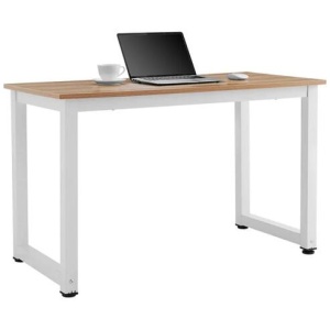 Glasgow Computer Work Task Study Office Desk - Walnut/White