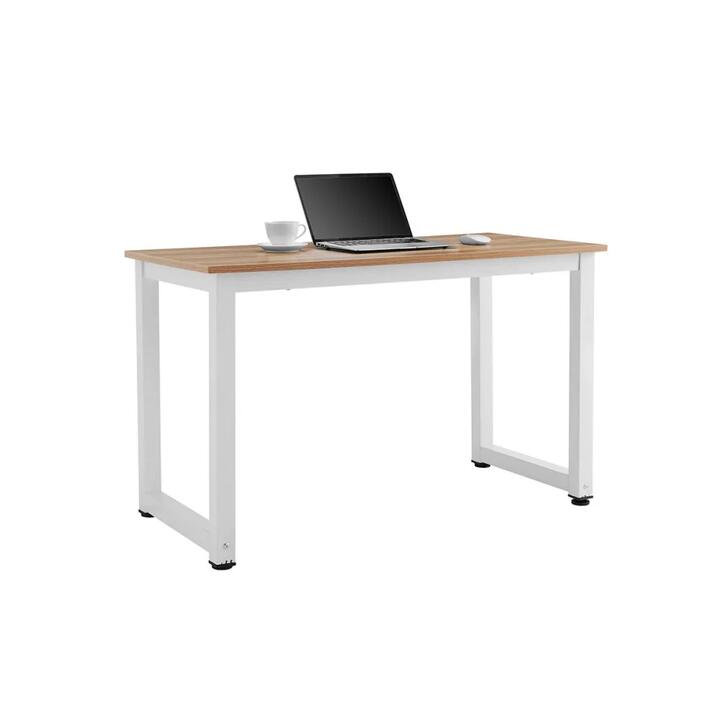 Glasgow Computer Work Task Study Office Desk - Walnut/White