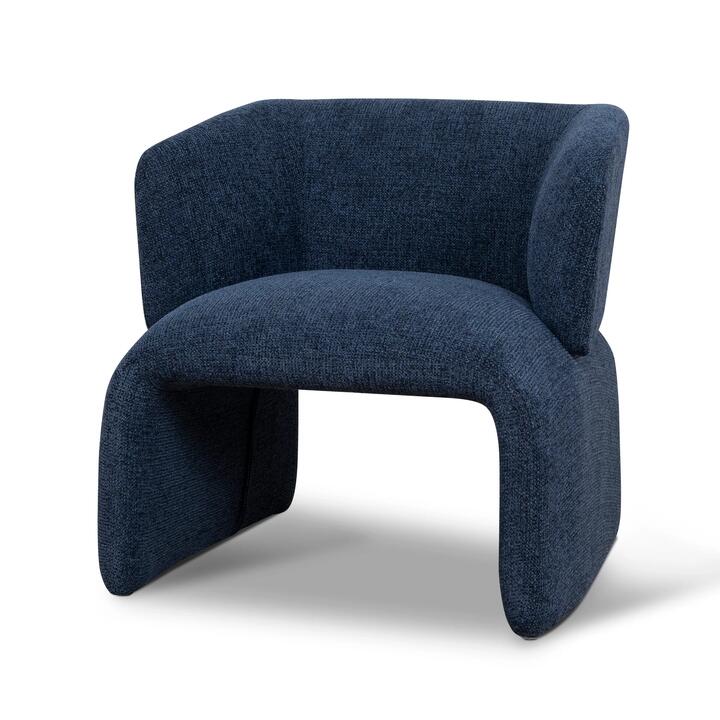 Guardian Armchair - Coral Dark Blue by Interior Secrets - AfterPay Available