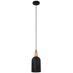 HORTEN Pendant Lamp Light Interior ES Matte Black Oblong OD150mm