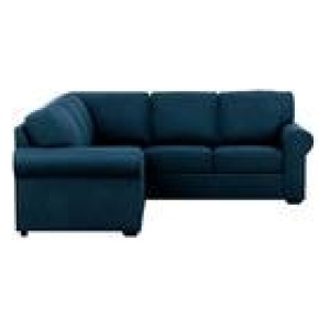 Hampton 5 Seater Left Corner Sofa Blue