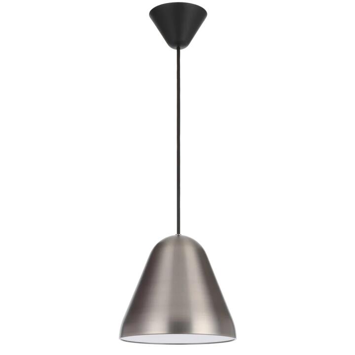 Hanami Modern Pendant Hanging Lamp Light Metal Plastic Nickel Black Satin