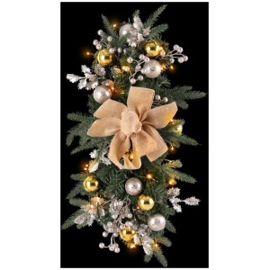 Hanging Christmas Garland 45cm Staircase Door Party Decor