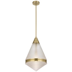Harnon Modern Pendant Hanging Lamp Light Metal Glass Antique Gold Satin