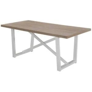Havana Rectangular Wooden Dining Table 180cm - White