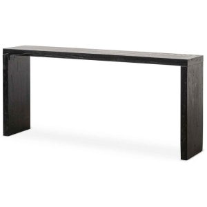 Hegan Wood Console Table - Black by Interior Secrets - AfterPay Available