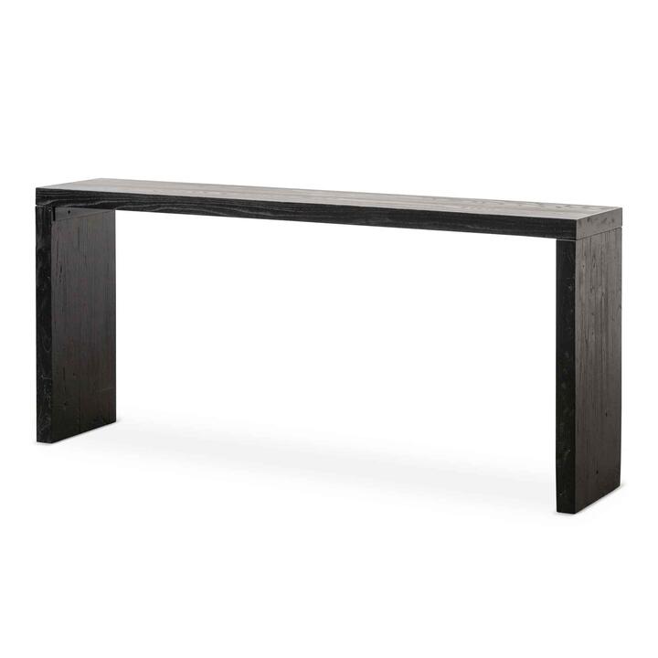 Hegan Wood Console Table - Black by Interior Secrets - AfterPay Available