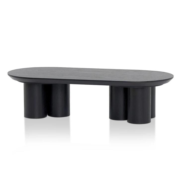 Holt 1.3m Coffee Table - Full Black by Interior Secrets - AfterPay Available