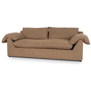 Horizon 3 Seater Sofa - Almond Brown by Interior Secrets - AfterPay Available