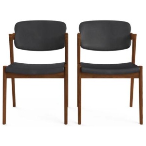 Ingrid Set of 2 Dining Chairs Cafe Walnut