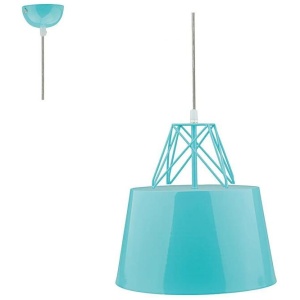 Isaac Metal Hanging Pendant Light - Blue