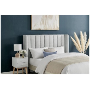 Isabella Bed Head Heron Grey King