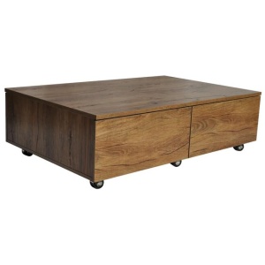 Isabella Coffee Tables on Castors - Antique Oak
