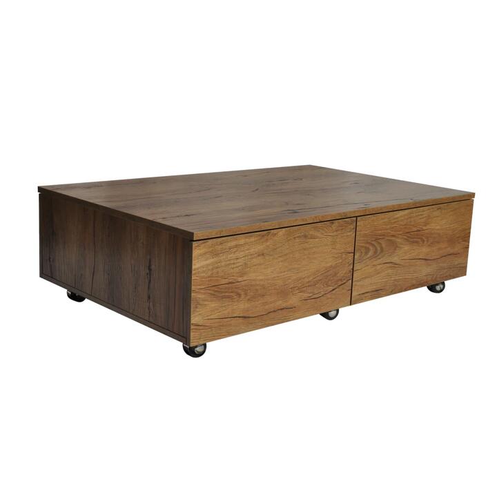 Isabella Coffee Tables on Castors - Antique Oak