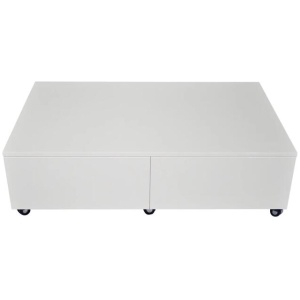 Isabella Coffee Tables on Castors - High Gloss White