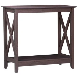 Isnelda Modern Stylish Wooden Hallway Console Hall Table Desk - Walnut