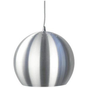 Itzel Modern Spherical Cord Drop Metal Pendant Light Lamp - Aluminium