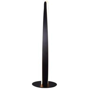 Jacqueline LED Modern Classic Twisted Table Lamp Light - Black