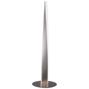 Jacqueline LED Modern Classic Twisted Table Lamp Light - Brushed Chrome