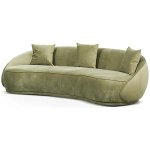 Jake 4 Seater Fabric Sofa - Elegant Sage by Interior Secrets - AfterPay Available