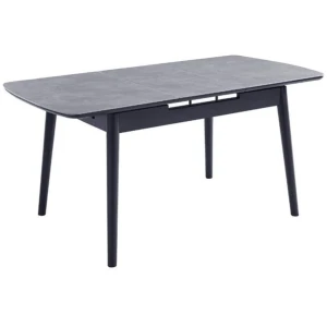 Janice Extension Rectangular Dining Table 120-140cm - Greystone Ceramic