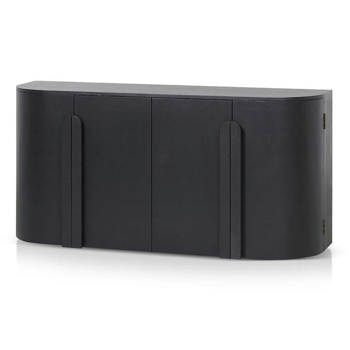 Jarrett 1.6m Sideboard - Full Black by Interior Secrets - AfterPay Available