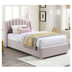 Jasmine King Single Bed Frame Pink