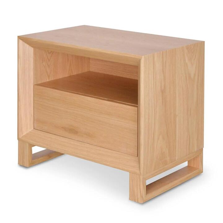 Jaxson Bedside Table - Natural Oak - Last One by Interior Secrets - AfterPay Available