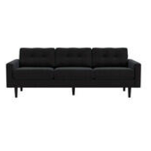 Jazz 3 Seater Sofa Black