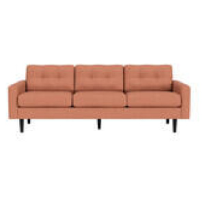Jazz 3 Seater Sofa Linden Rose