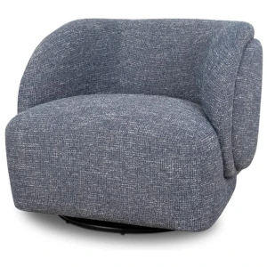 Jensen Swivel Armchair - Prussian Blue by Interior Secrets - AfterPay Available