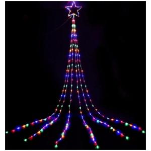 Jingle Jollys 3M Christmas String Lights 200 LED Motif Fairy Curtain Light Decor