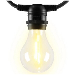 Jingle Jollys 50m LED Festoon String Lights 50 Bulbs Kits Wedding Party Christmas A19