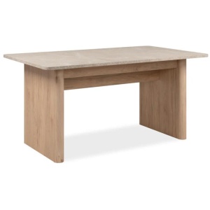 Jose Wooden Extendable Rectangular Kitchen Dining Table 160-200cm Sandstone/Hickory