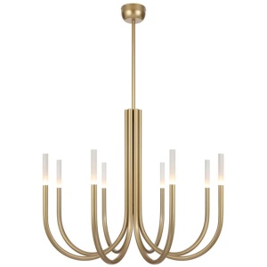Joshua Modern Pendant Hanging Lamp Light Metal Acrylic Gold Matte