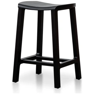Judy Wooden Bar Stool - Black by Interior Secrets - AfterPay Available