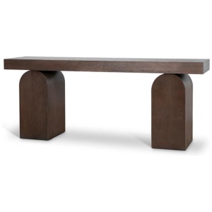 Junon 1.9m New Elm Console Table - Walnut by Interior Secrets - AfterPay Available