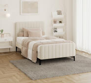 Kaidon King Single Bed Frame Neutral