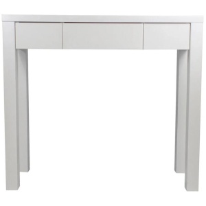 Karen Rectangular Wooden Hall Console Table - High Gloss White