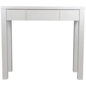 Karen Rectangular Wooden Hall Console Table - High Gloss White