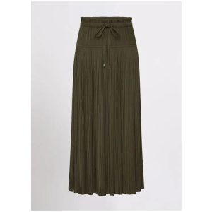 Karu Pleated Midi Skirt