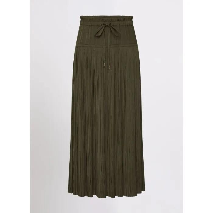 Karu Pleated Midi Skirt