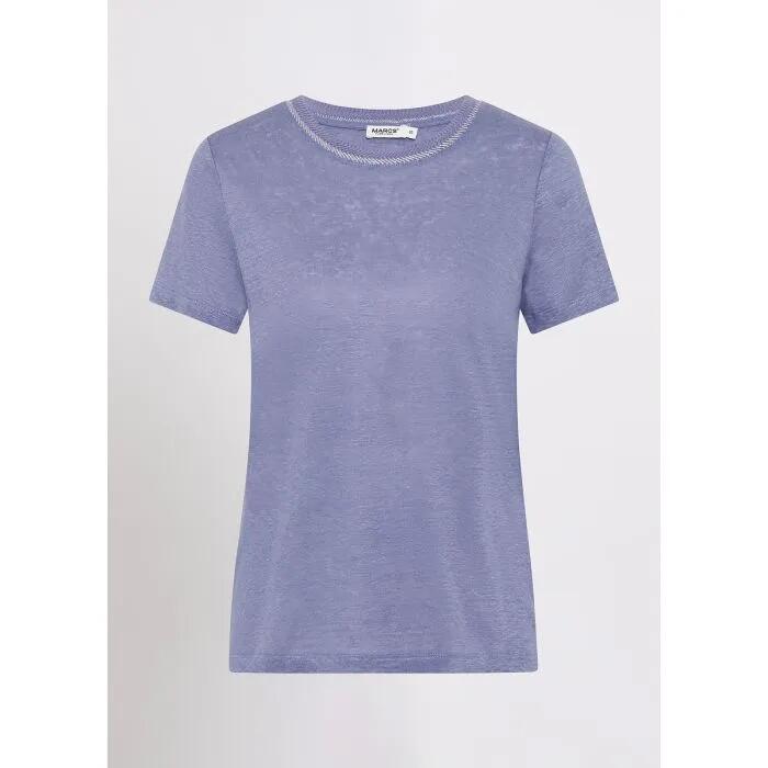 Kat Linen Crew Neck Tee