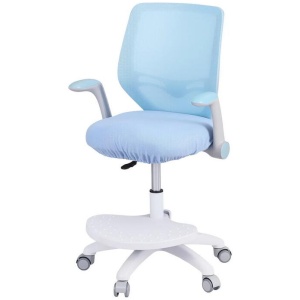 Keezi Kids Ergonomic Study Chair Adjustable w/ Wheels Footrest Blue