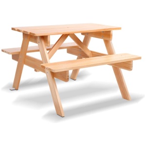 Keezi Kids Outdoor Table and Chairs Picnic Bench Set Children Wooden