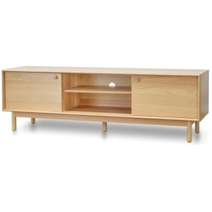 Kenston 1.8m Wooden TV Entertainment Unit - Natural by Interior Secrets - AfterPay Available