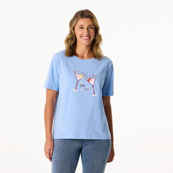 Khoko Collection Women's Holiday Short Sleeve T-shirt