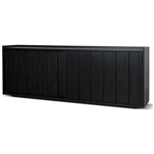 Kobus 2m Sideboard Unit - Full Black by Interior Secrets - AfterPay Available